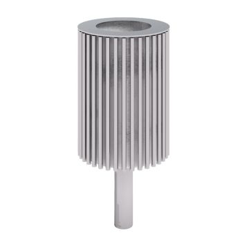 Round Waste Container 30 l, Stainless Steel