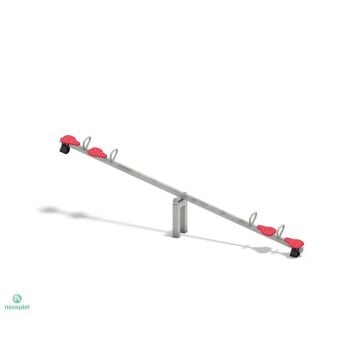 PLAYPARC® Metal Seesaw Four-Seater