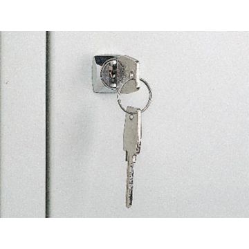 Replacement key for equipment cabinet
