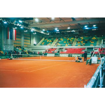 Freestanding Tennis Net System