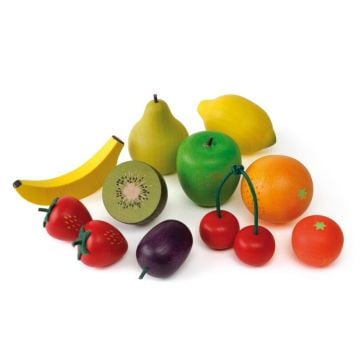 Erzi® Speech Therapy Wooden Fruit Sorting Game