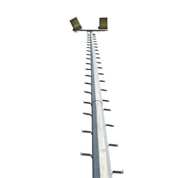 Flutlicht-Stahlmast, LPH 15 Meter