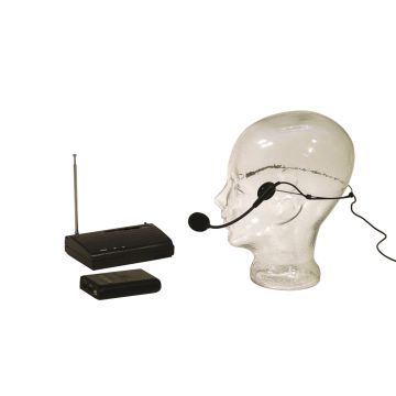 Aschenbach® wireless microphone system Gemiplus with headset