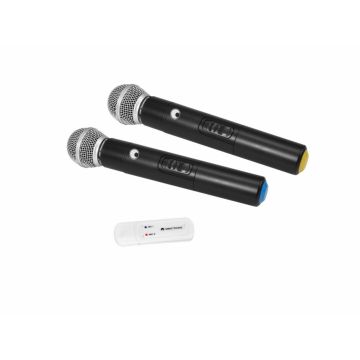 OMNITRONIC UWM-2HH USB Wireless Microphone Set