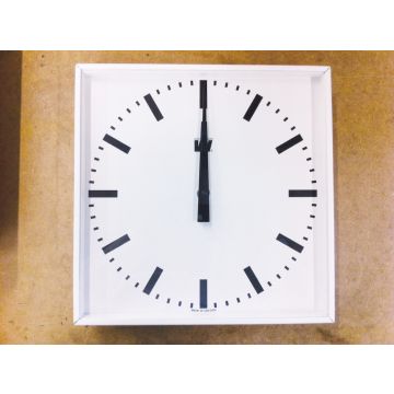 Square Wall Clock with Bars