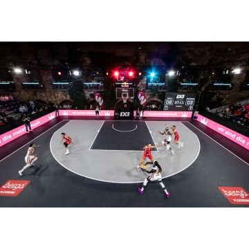 Bergo® sports flooring for Basketball Court 3x3 FIBA version