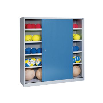 C+P® material cabinet with sliding doors