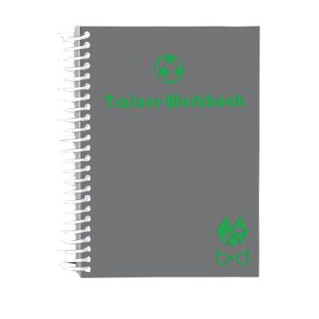 Trainer Workbook in DIN A6 size