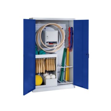 C+P® Sports Equipment Cabinet with Swing Doors