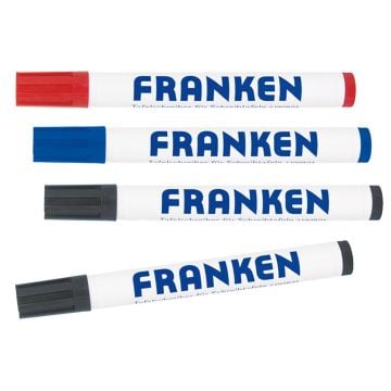 Marker Set 4-pack: 2x black, 1x red, 1x blue