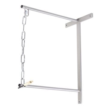 Wall bracket for net hanger, lockable