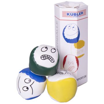 Kübler Sport® Juggling Balls Set of 3, Ø 50 mm, 50 g
