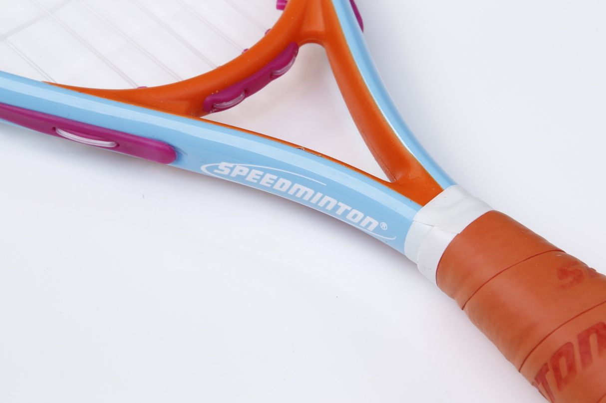 Speedminton Fun Racquet Set-Light Blue/Orange 