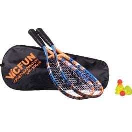 Speed Badminton Set with 2 Rackets and 3 Shuttles SCHILDKRÖT