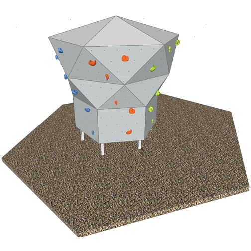 Diamond Boulder Block