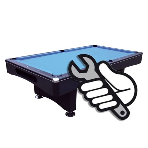Assembly of the Black Pool Billiard Table