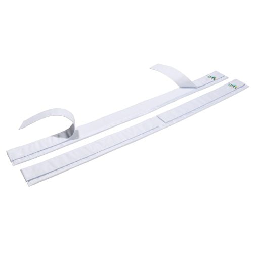 Hold bags for volleyball antennas, with Velcro closure.