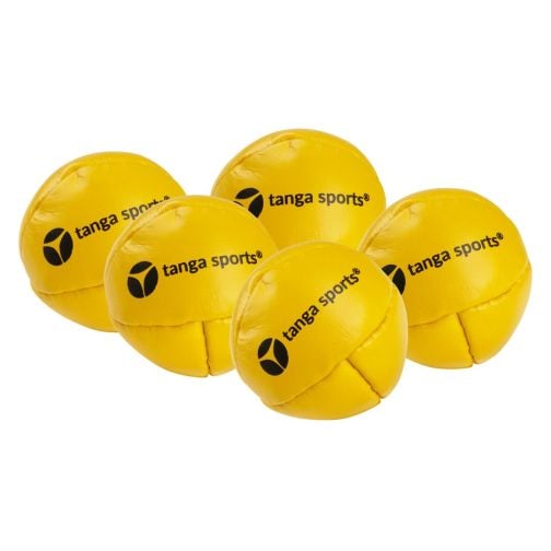 tanga sports® 5-piece Leather Throwing Ball Set