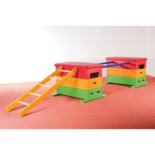 Kübler Sport VARIO Box MINI Synthetic Leather Set, red