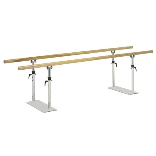 Ferrox® Walking Bars with Wooden Handrail, Foldable
