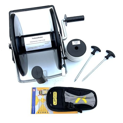 First marking set with turbo reel and 150 m cord