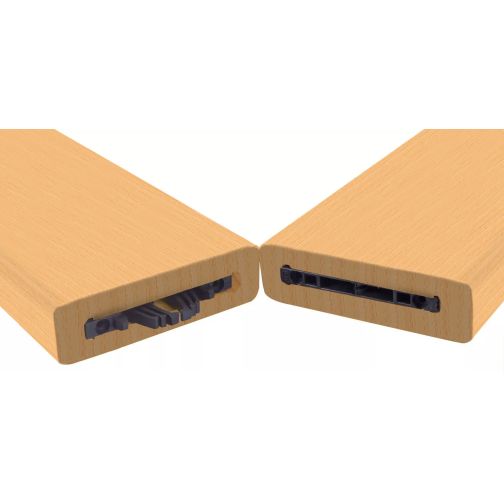 Supplement for a 3-piece bench cushion with a lamello connection.