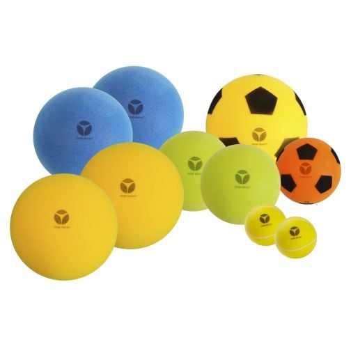 tanga sports® 10-piece Set of Soft Foam Balls MIX