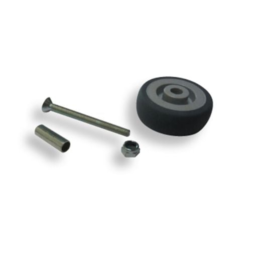 Vulkollan® roller for walking aids.