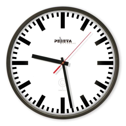 Peweta® Radio-controlled Wall Clock DCF77