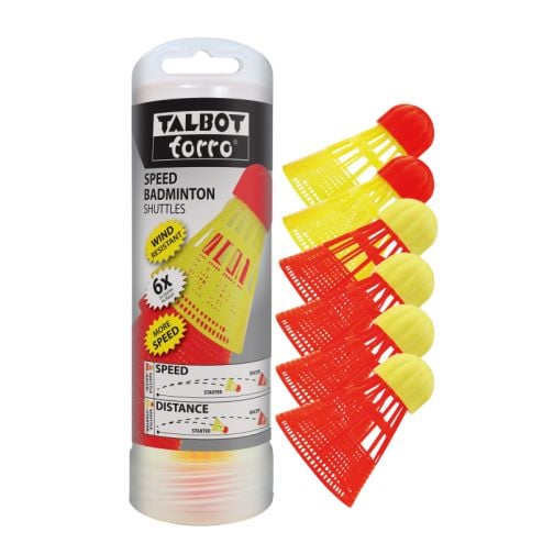 Talbot-Torro® Speedbadminton Shuttles, 6-Pack