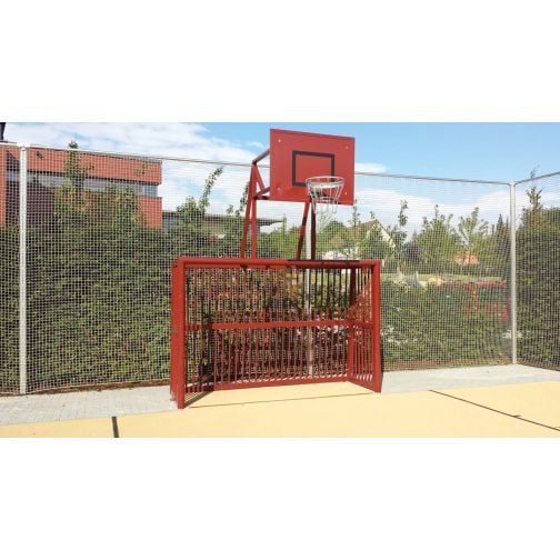 Powder coating for Bolzplatztor BASIC, in RAL colors