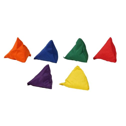 tanga sports® Pyramid Bean Bags, Set of 6
