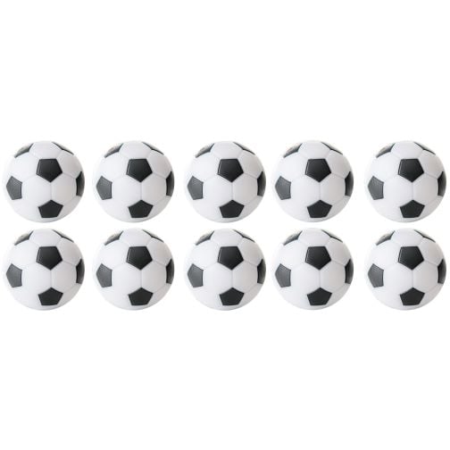 Table Soccer Foosballs, Colorful, Set of 10
