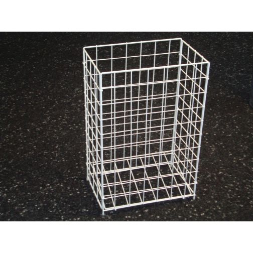 Wire mesh waste bin