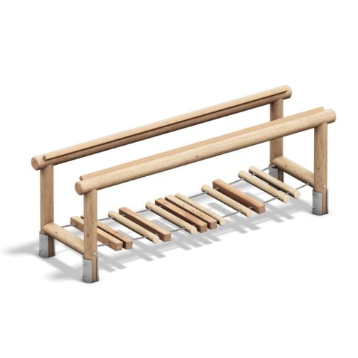 PLAYPARC® Balancing & Climbing Park Element Suspension Bridge