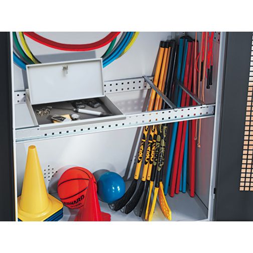 Lockable storage compartment