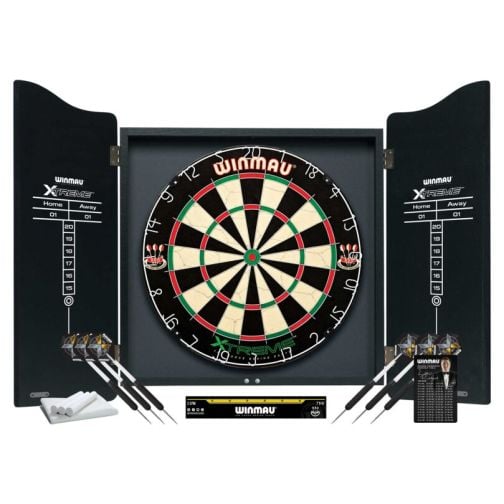 WINMAU® Dartboard Set XTREME including Cabinet