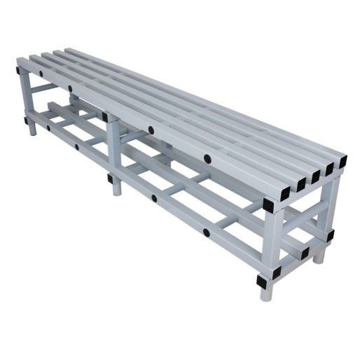 Plastic bench for wet areas