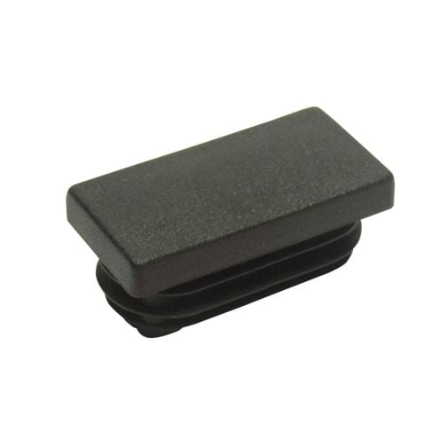 Plastic end cap, square-shaped