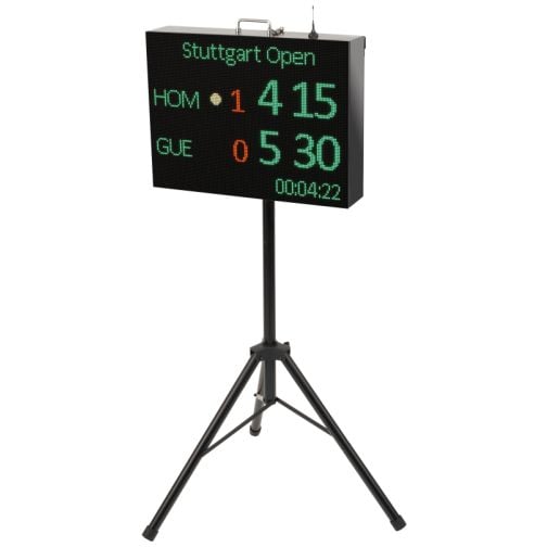 Display device SCORLI including tripod