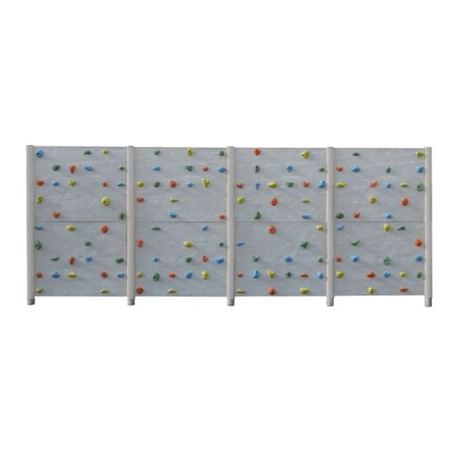 Kübler Sport® climbing wall with slate panel structure, freestanding