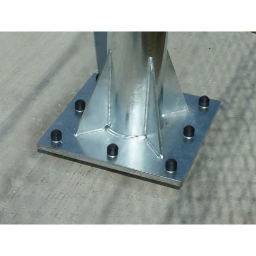 Round Pole for Solar Display