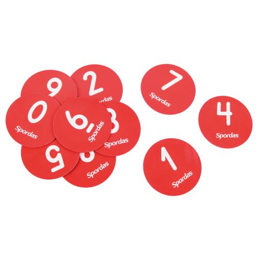 Spordas® Floor Marking Numbers, Set of 10