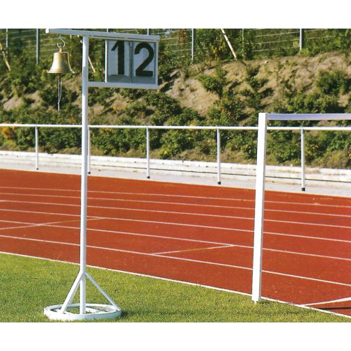 Goalpost with plate base