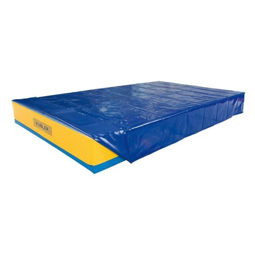 Rain protection cover for high jump mats.