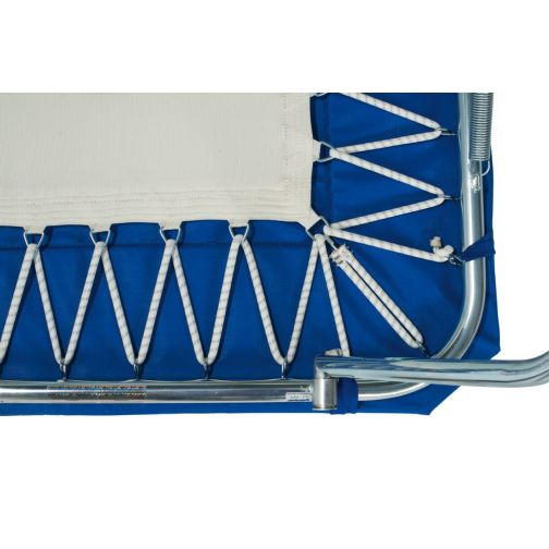 Braided rubber cable for mini trampolines