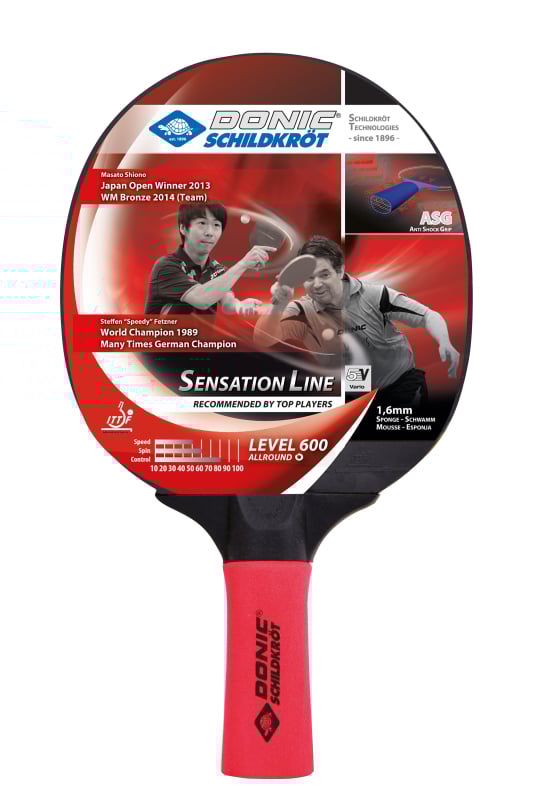 Donic-Schildkröt® Table Tennis Racket Sensation 600