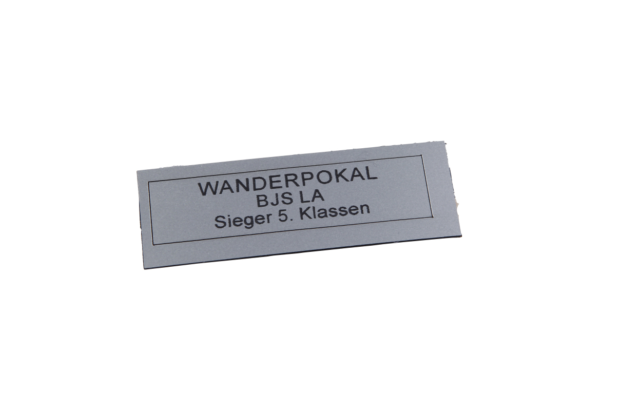 Engraved plate for trophies