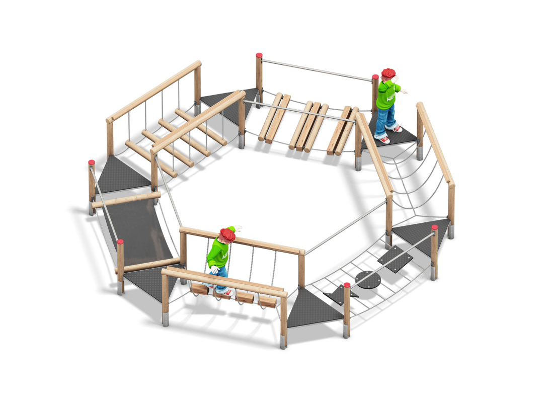 PLAYPARC® Wobble Bridge Combination E