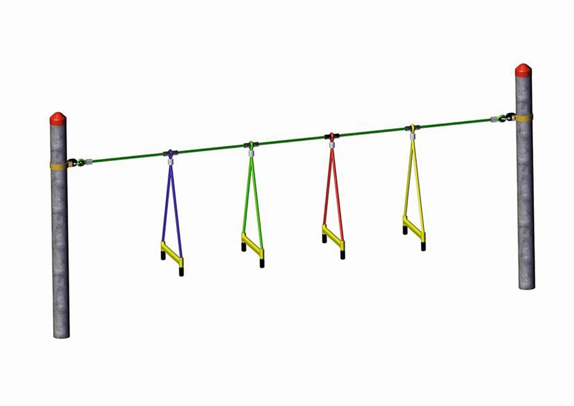 Rope Course Haiger Rope Ladder Rungs (without posts)